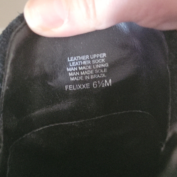 ANTONIO MELANI Dark Suede Fringe Booties - Picture 5 of 8